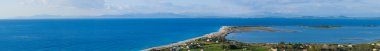 overzicht op het eiland lefkada in Griekenland