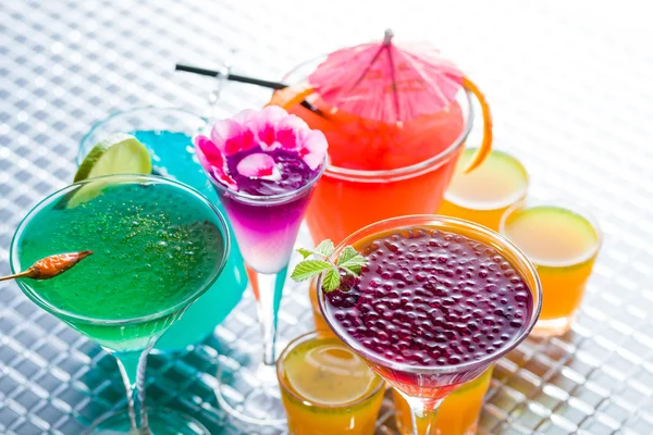 Cocktails com caviar — Fotografia de Stock