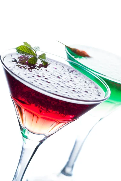 Cocktail with caviar and whisky — Stock Photo, Image