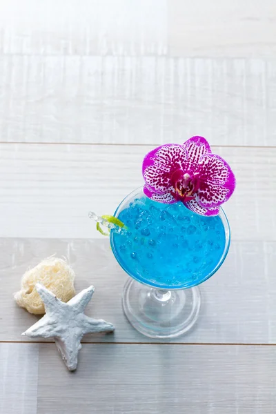 Mistura molecular - Cocktail com caviar — Fotografia de Stock