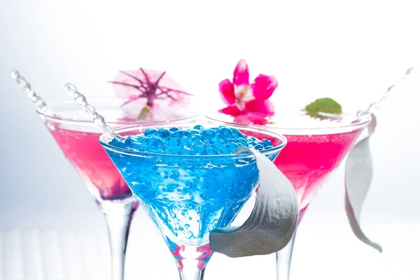 Molecular mixology - Cocktail with caviar — Stock Photo, Image