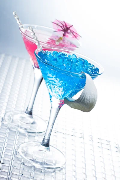 Molecular mixology - Cocktail with caviar — Stock Photo, Image
