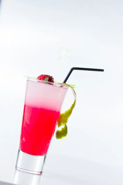 Fresh strawberry cocktail — Stock Photo, Image