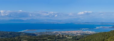 overzicht op het eiland lefkada in Griekenland