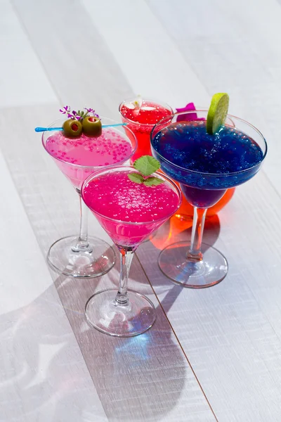 Molecular mixology - Cocktail with caviar — Stock Photo, Image