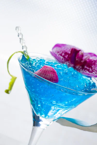 Molecular mixology - Cocktail with caviar — Stock Photo, Image