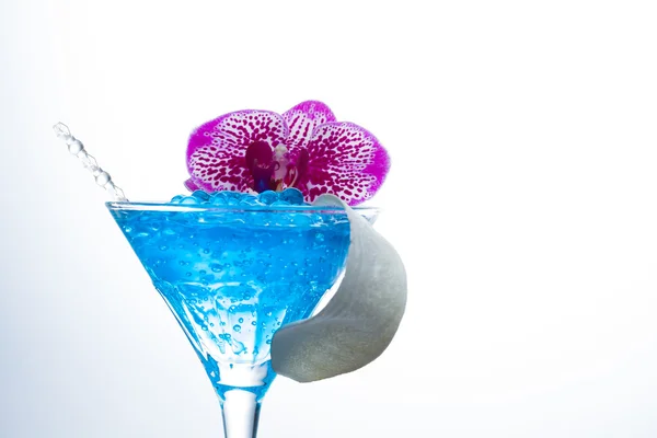 Molecular mixology - Cocktail with caviar — Stock Photo, Image