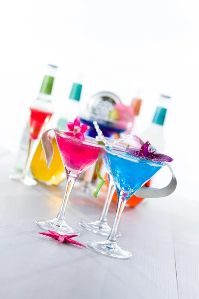 Molecular mixology - Cocktail with caviar — Stock Photo, Image