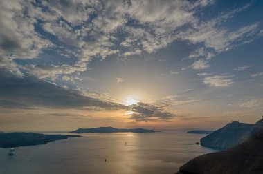Santorini'de oia görüntüleyin