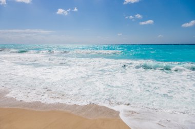 lefkas, Yunanistan adanın vahşi beach 