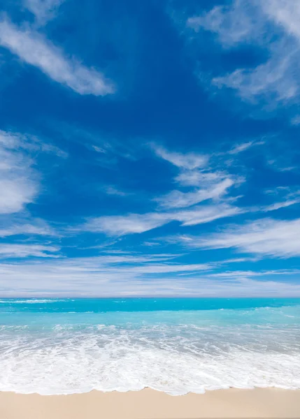 Playa salvaje de la isla de Lefkada — Foto de Stock