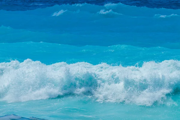 Wild beach of the island of Lefkada — Stock Photo, Image