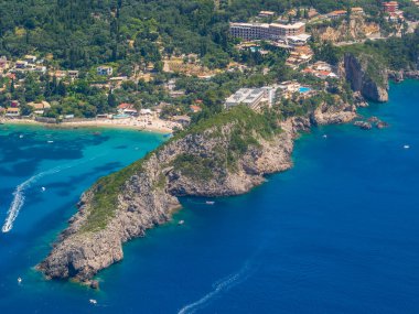 bay Paleokastritsa corfu Yunanistan