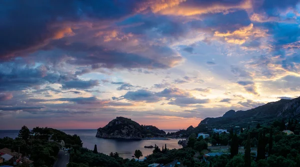 Paleokastritsa zatoka, corfu, Grecja — Zdjęcie stockowe