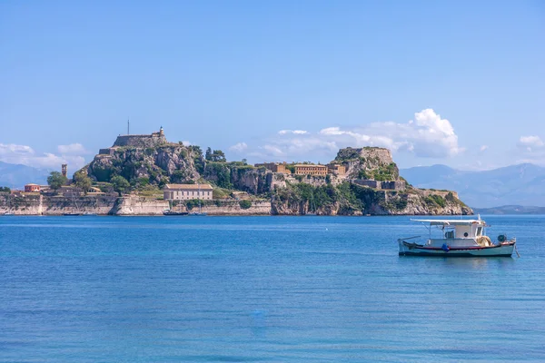 Gamla bysantinska fästningen i Korfu — Stockfoto