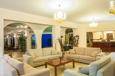 lüks otel lobisinde