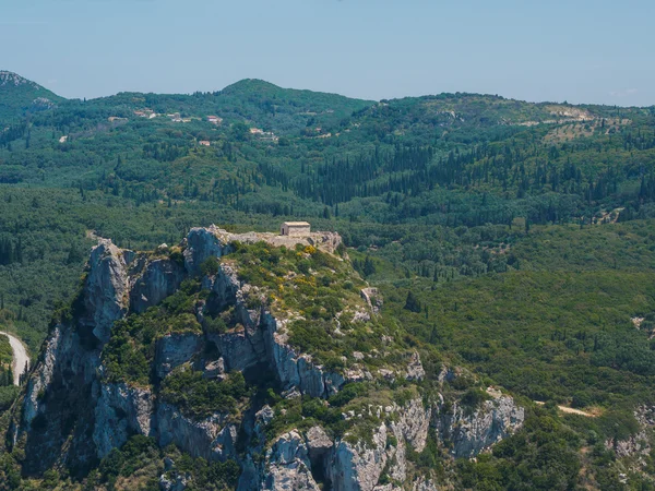 Angelo castro in Paleokastritsa — Stockfoto