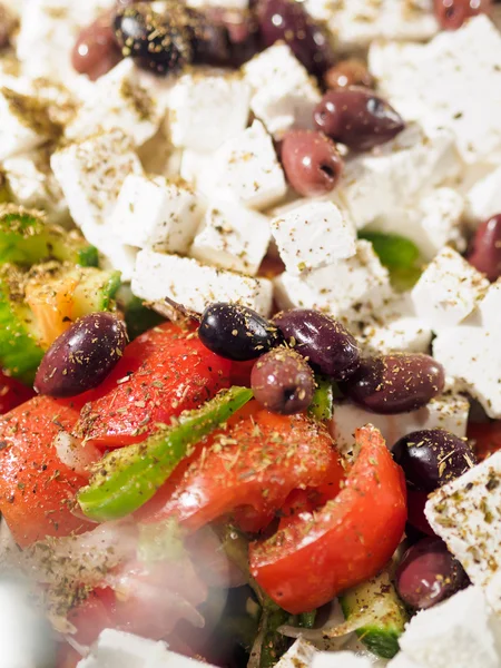 Vegetable greek salad — Stock Photo, Image