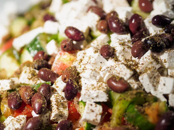 Vegetable greek salad — Stock Photo, Image