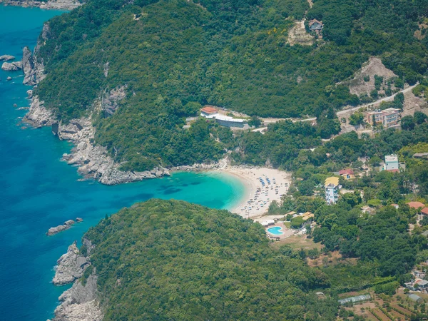 Vista aérea de la isla de Corfú —  Fotos de Stock