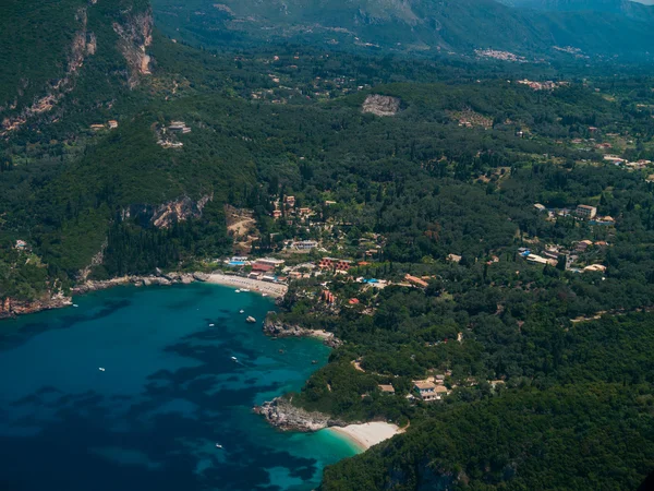 Vue Aérienne des Lipiades à Corfou Grèce — Photo