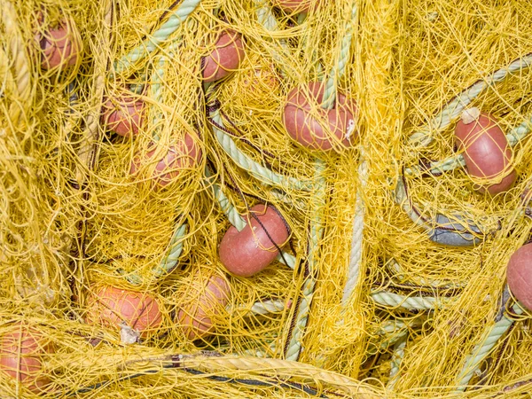 Close-Up Balık ağı ve şamandıralar — Stok fotoğraf