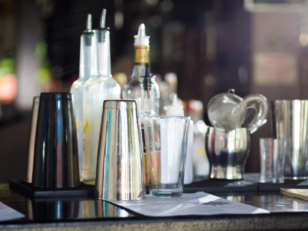 Bartender tools at the club — Stock Photo, Image