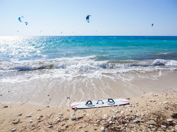 Пляж Агіос Іоанніс на Іонічні острові Лефкас Греції — стокове фото