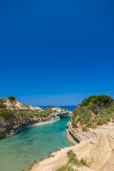 シダリ運河ダムール コルフ島 — ストック写真