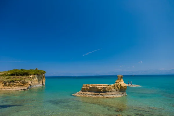 Sidari Canal d 'amour Corfú — Foto de Stock