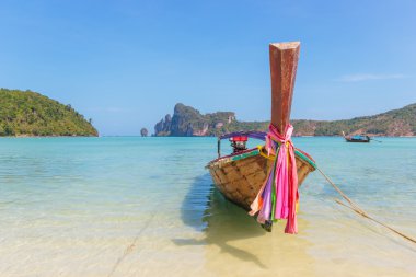 Phi phi Adası Tayland tekne