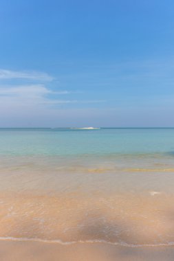 Paradisiac beach of Nai Yang Koh Phuket clipart