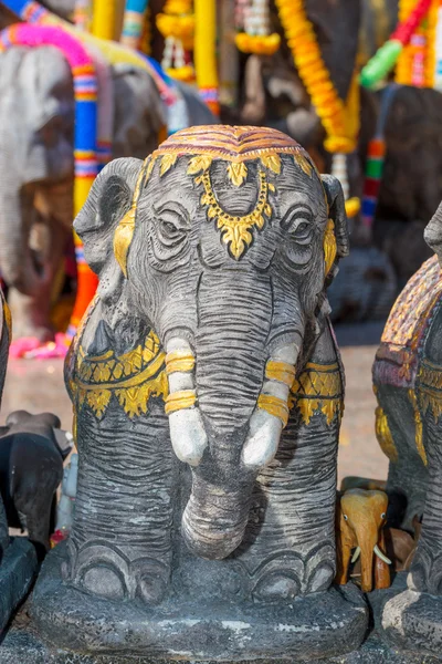 Elephants at the Phuket lighthouse — Stock Photo, Image