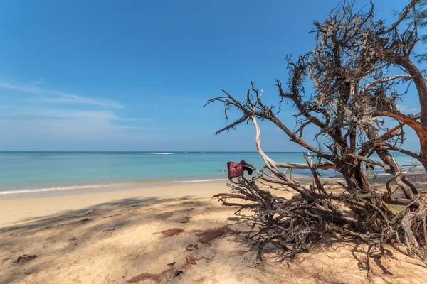 Paradijselijke strand van nai yang koh phuket — Stockfoto