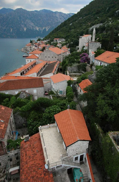 Bucht von Kotor, perast — Stockfoto