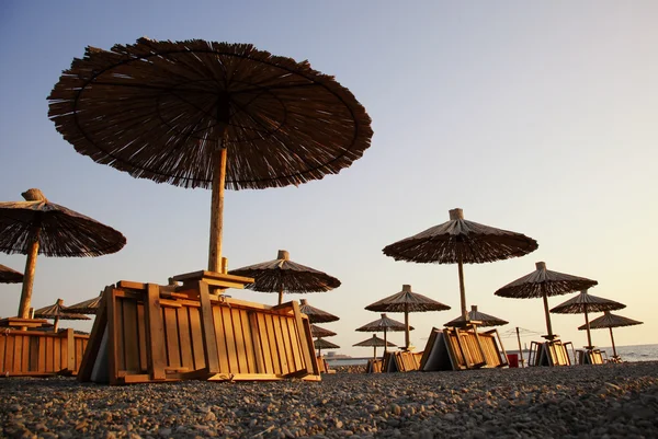 Beach parasols — Fotografie, imagine de stoc
