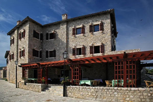 Restaurante de estilo mediterrânico — Fotografia de Stock