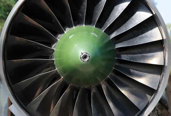 Turbine des Flugzeugs — Stockfoto