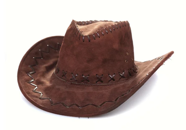 Lederen cowboyhoed — Stockfoto