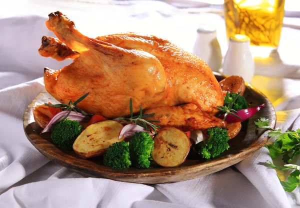 Roasted chicken — Stock Photo, Image