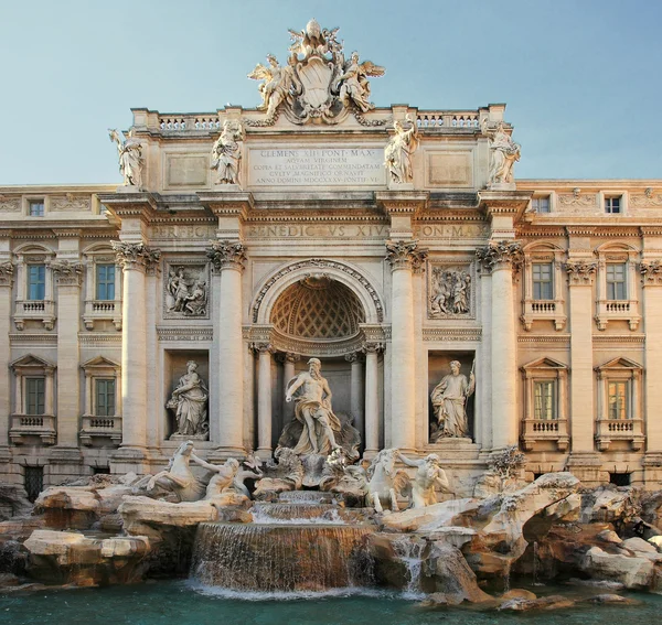 Trevi-brunnen, rom — Stockfoto