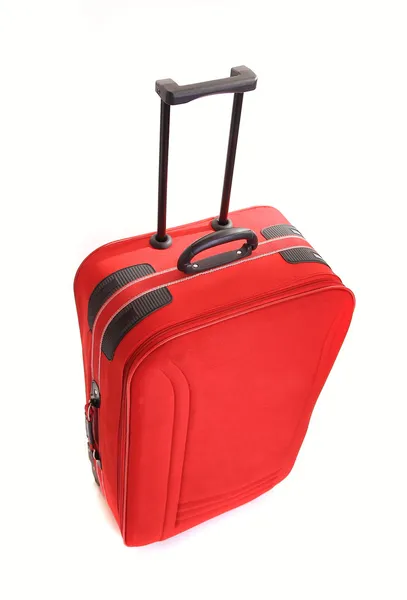 Czerwony bagażu — Zdjęcie stockowe