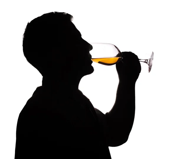 Drinking wine Royalty Free Stock Images