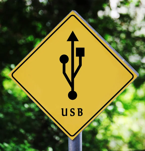 USB piktogram — Stock fotografie