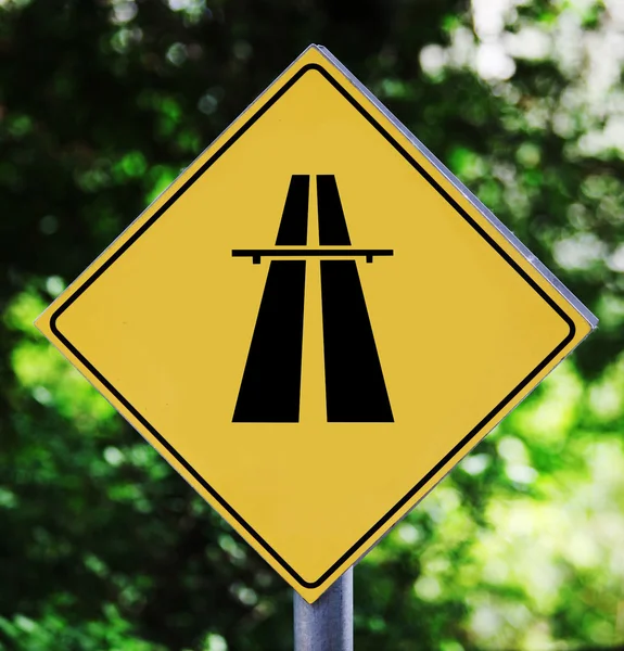 Piktogram autostrady — Zdjęcie stockowe