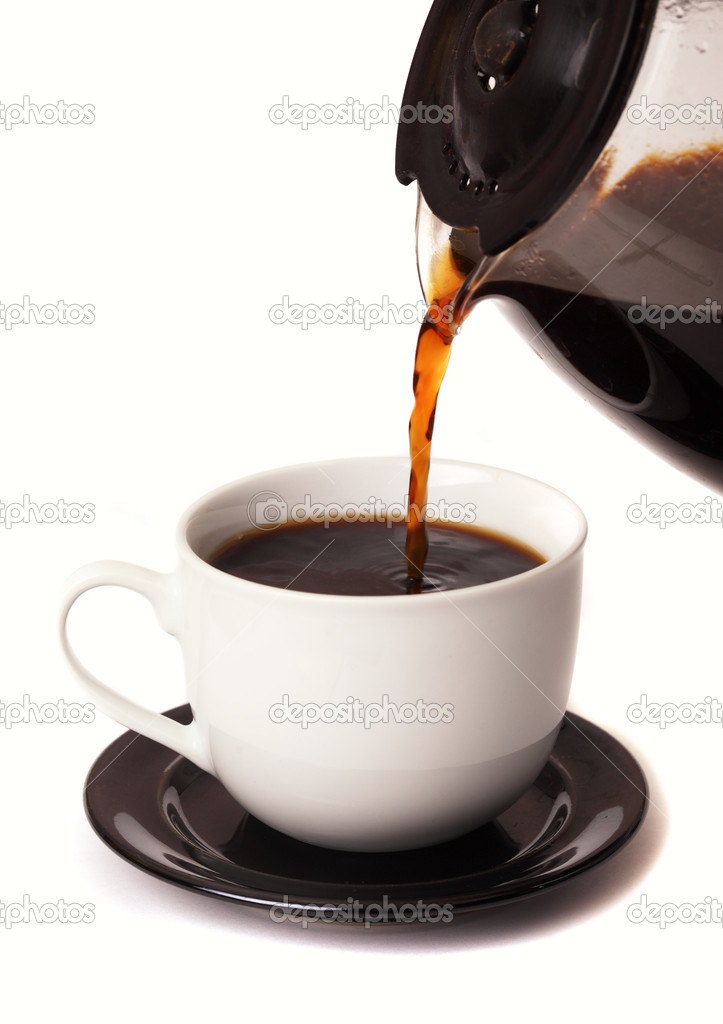 Coffee Pouring Into Cup Isolated On White Photo By Joruba75 Coffee Pouring Into Cup Isolated On White Photo By Joruba75