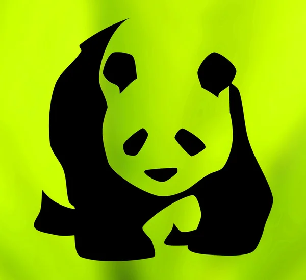 Símbolo do panda gigante — Fotografia de Stock