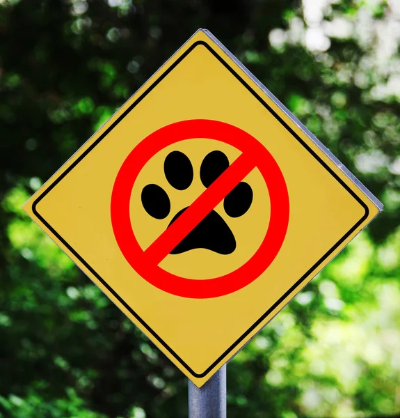 No animal pictogram — Stock Photo, Image