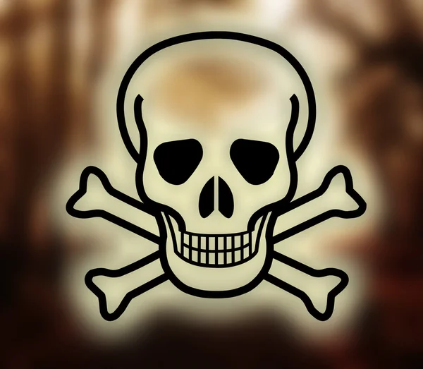 Skull and crossbones — Stock Photo, Image