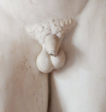 İtalyan Müzesi, penis ayrıntı Yunan heykeli